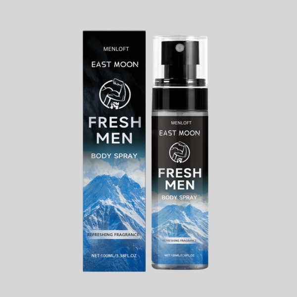 East Moon Sandalwood Men's Premium Deodorant Spray - Menloft