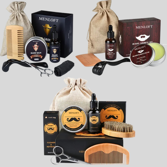 Exquisite Beard Growth & Care Kit for Men - Menloft