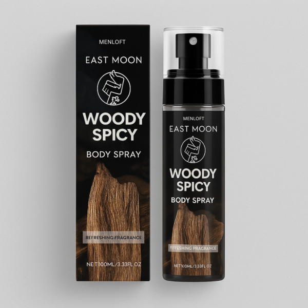 East Moon Sandalwood Men's Premium Deodorant Spray - Menloft