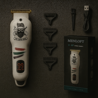 VGR Premium Vintage Electric Hair & Beard Trimmer - Menloft