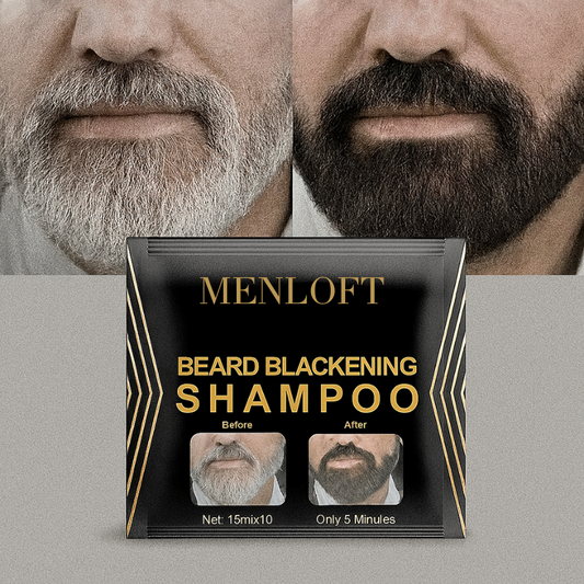 Luxurious 5-Minute Beard Blackening Shampoo - Menloft