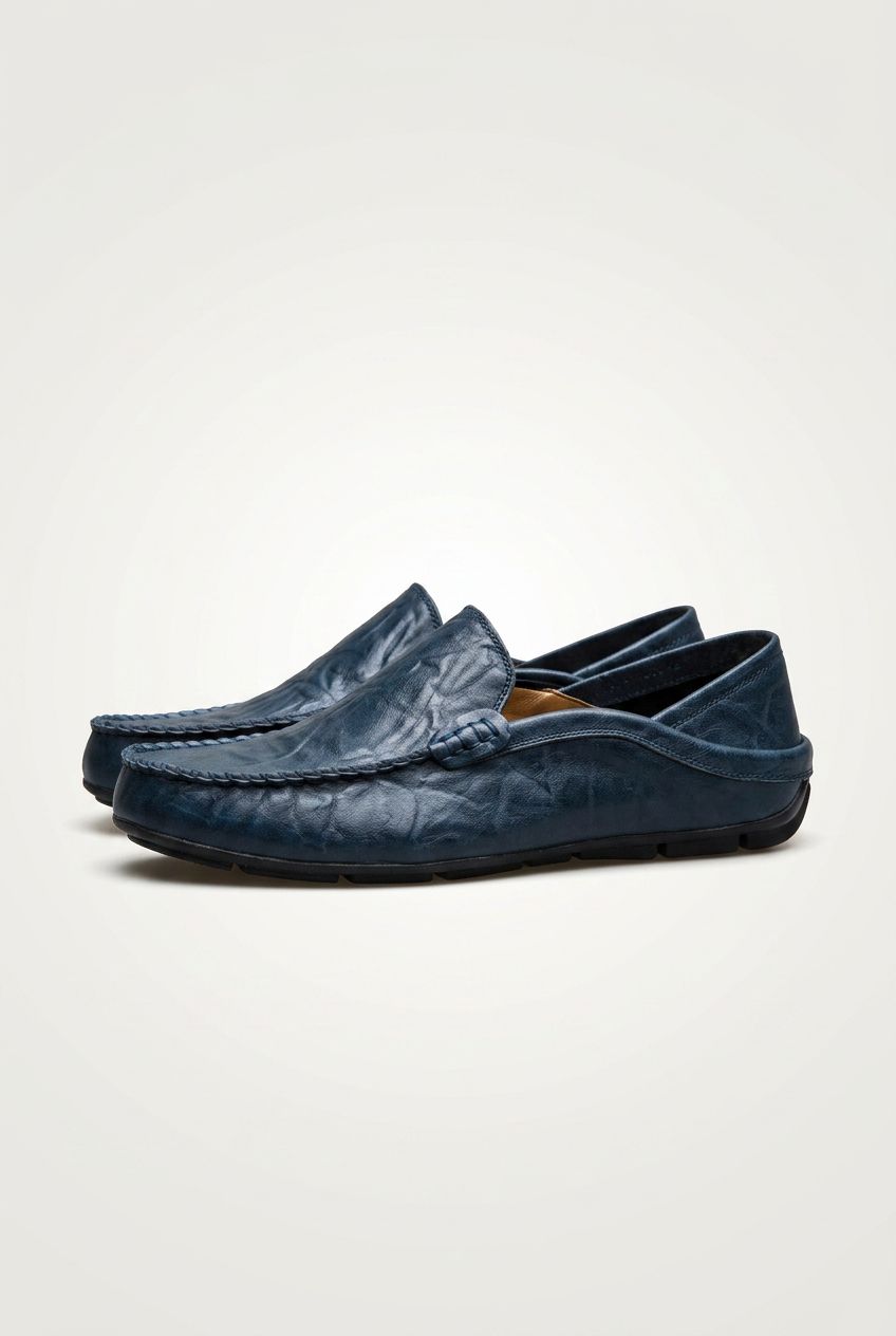 Men Shoes Casual Genuine Leather Mens Loafers Moccasins Designer Slip on Boat Shoes High Quality Chaussure Homme Plus Size 37-47