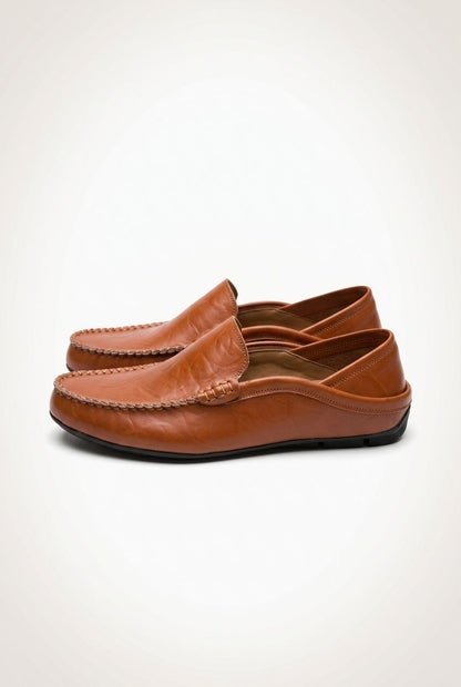 Men Shoes Casual Genuine Leather Mens Loafers Moccasins Designer Slip on Boat Shoes High Quality Chaussure Homme Plus Size 37-47
