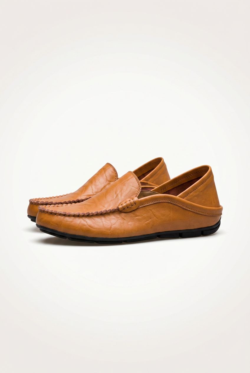 Men Shoes Casual Genuine Leather Mens Loafers Moccasins Designer Slip on Boat Shoes High Quality Chaussure Homme Plus Size 37-47