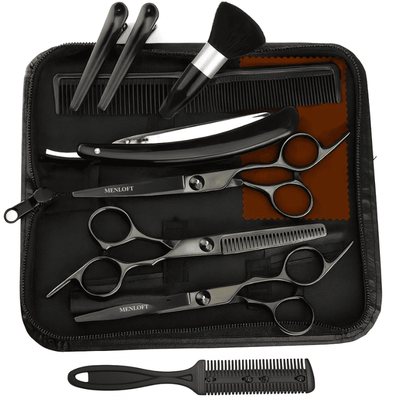 Men's Premium Hairdressing Scissors Set - 11pcs - Menloft