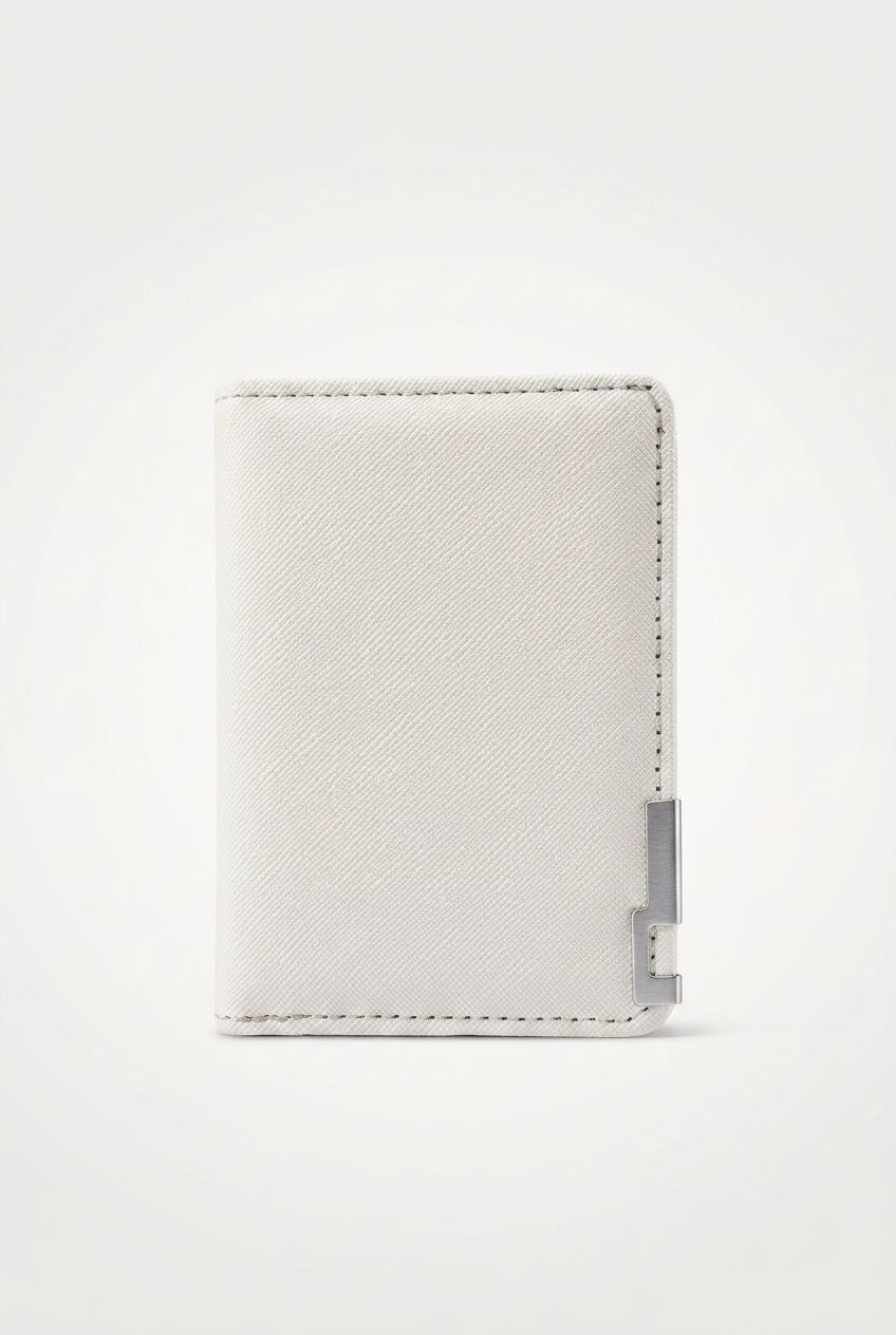Men's Slim Leather Card Holder AuraFold – Elegant Minimalist Wallet Side Profile