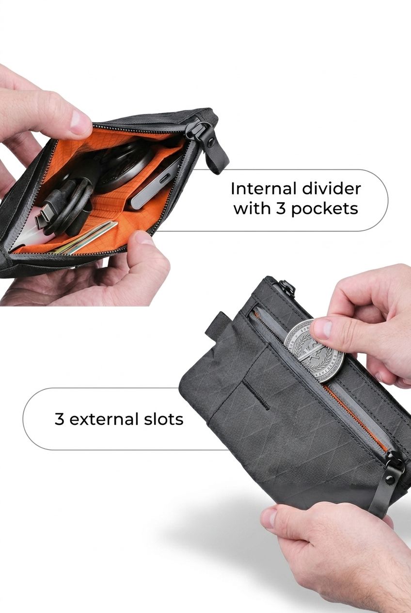 Multifunctional New Men's XPAC Waterproof Handbag Large Capacity Portable Wrist Tool Storage Bag, New Collection 2025