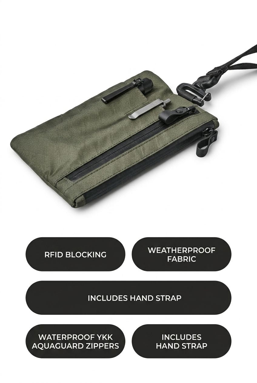 Multifunctional New Men's XPAC Waterproof Handbag Large Capacity Portable Wrist Tool Storage Bag, New Collection 2025