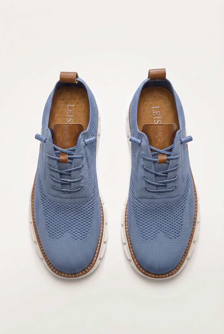 New men's large-sized casual shoes - Fly-Weave mesh breathable sports shoes, lightweight and slip-resistant men's shoes