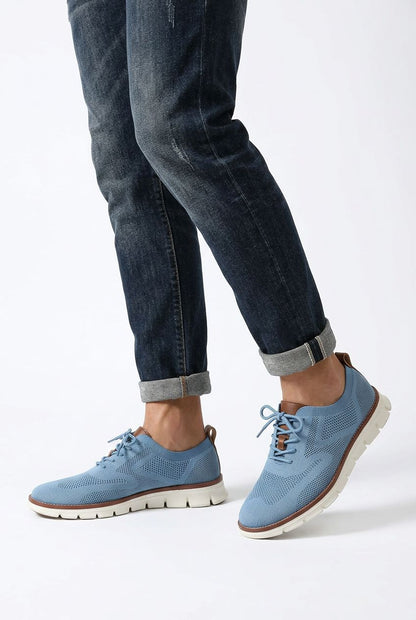 Outdoor Men Causal Sneakers Lightweight Breathable Mesh Soft Sold Walking Shoes Comfortable Shock-absorbing Trendy Shoes for Men