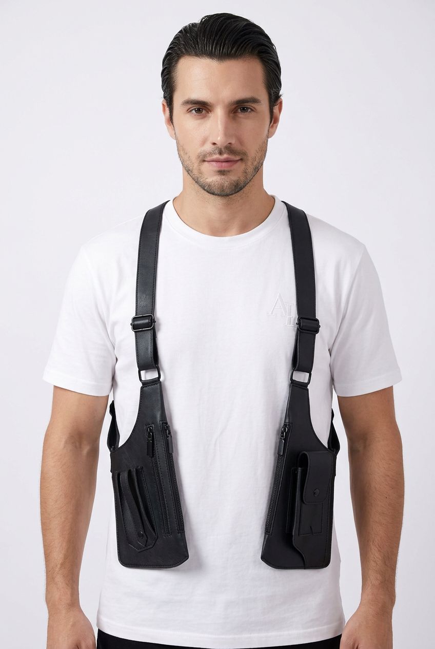 Menloft Tactical Chest Bag RangerX – men's bag front view | Premium quality