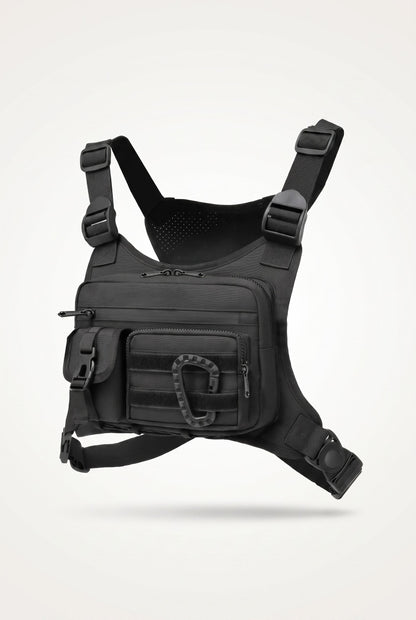 Tactical Outdoor Chest Bag Unisex Running Cycling EDC Vest Workouts Sports Chest Pack Rig for Men And Women