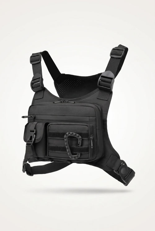 Tactical Outdoor Chest Bag Unisex Running Cycling EDC Vest Workouts Sports Chest Pack Rig for Men And Women