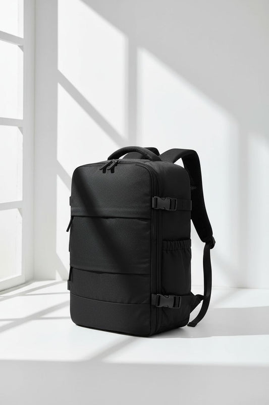 Travel Luggage Vacuum Compression Travel Backpack with Vacuum Pump Combo Set. This Vacuum-sealed Double-shoulder Bag Is Ideal as Luggage for Men and Women on Short Business Trips, a Schoolbag for Students, and the Top Choice - Large Capacity Travel Backpack for Men