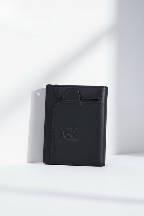 Slim Driver Wallet “URBANPASS” – Compact Card Holder for Easy Access & Daily Convenience - Black - Men's Wallet