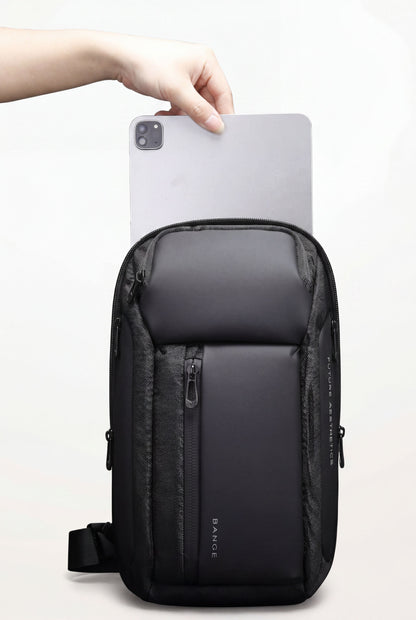 Menloft Crossbody UrbanVault Waterproof – men's bag interior compartments | Organized storage