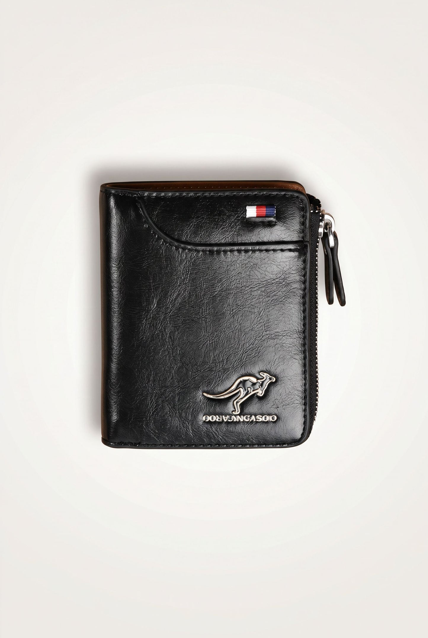 Menloft Wallet AisGuard RFID – men's bag front view | Premium quality