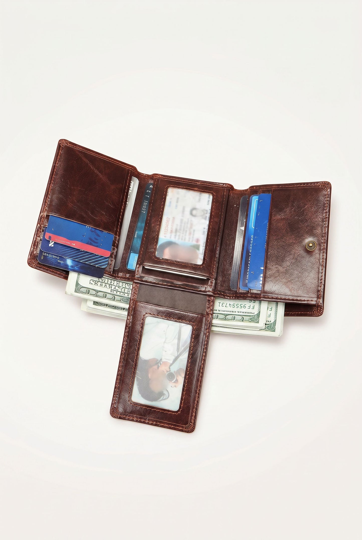 Menloft Wallet Westal Heritage RFID – men's bag detail view | Durable & Stylish