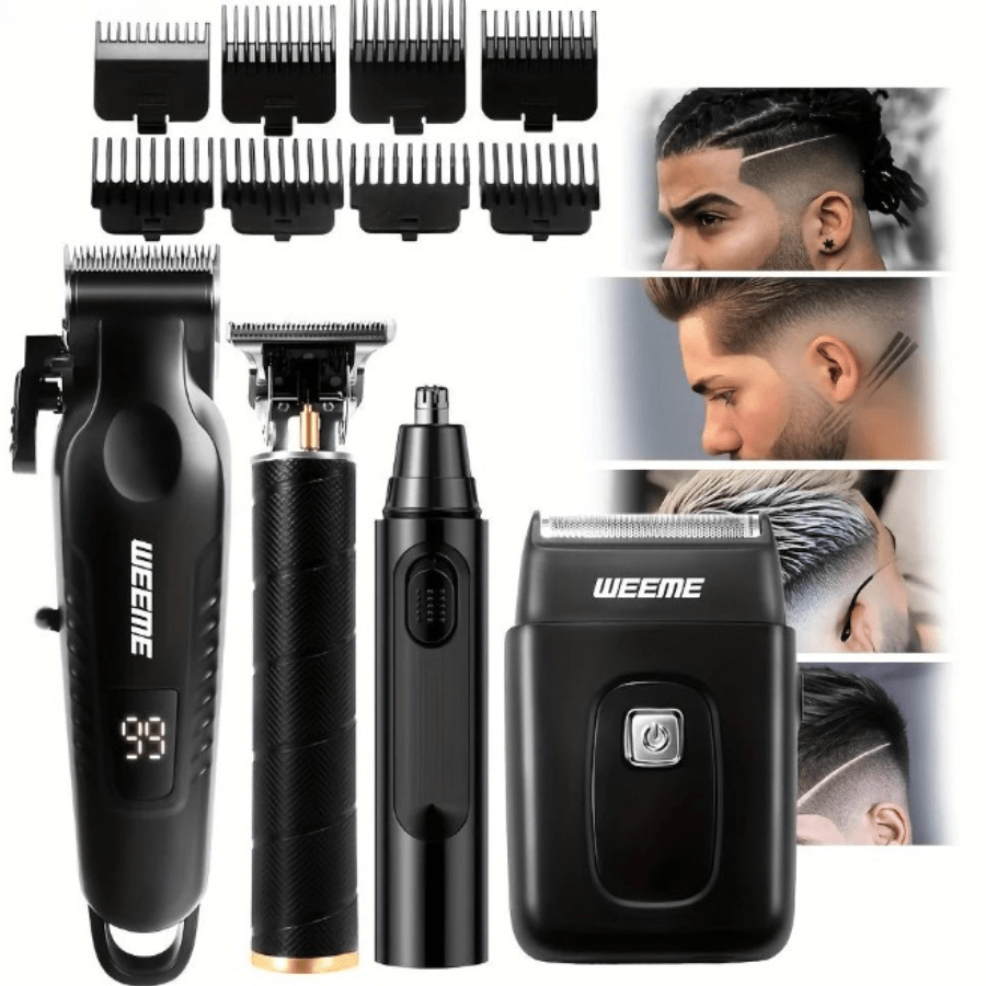 All - in - One Men's Grooming Kit - WEEME Precision & Style - Menloft
