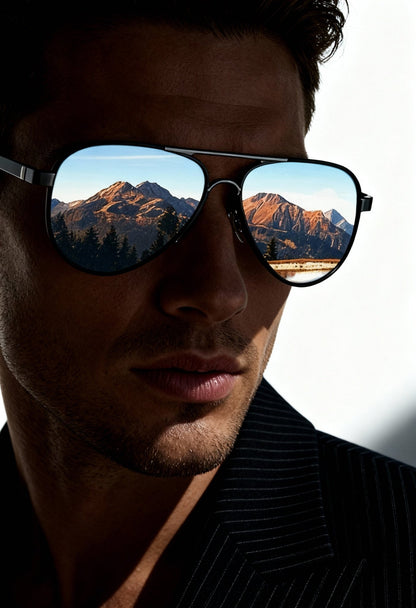 AOWEAR Men's Polarized Sunglasses - Elegant Protection - Menloft