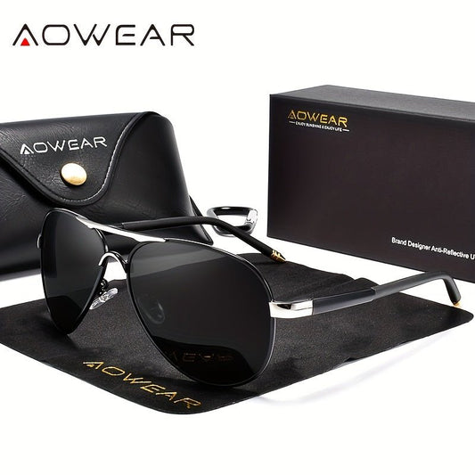 AOWEAR Men's Polarized Sunglasses - Elegant Protection - Menloft