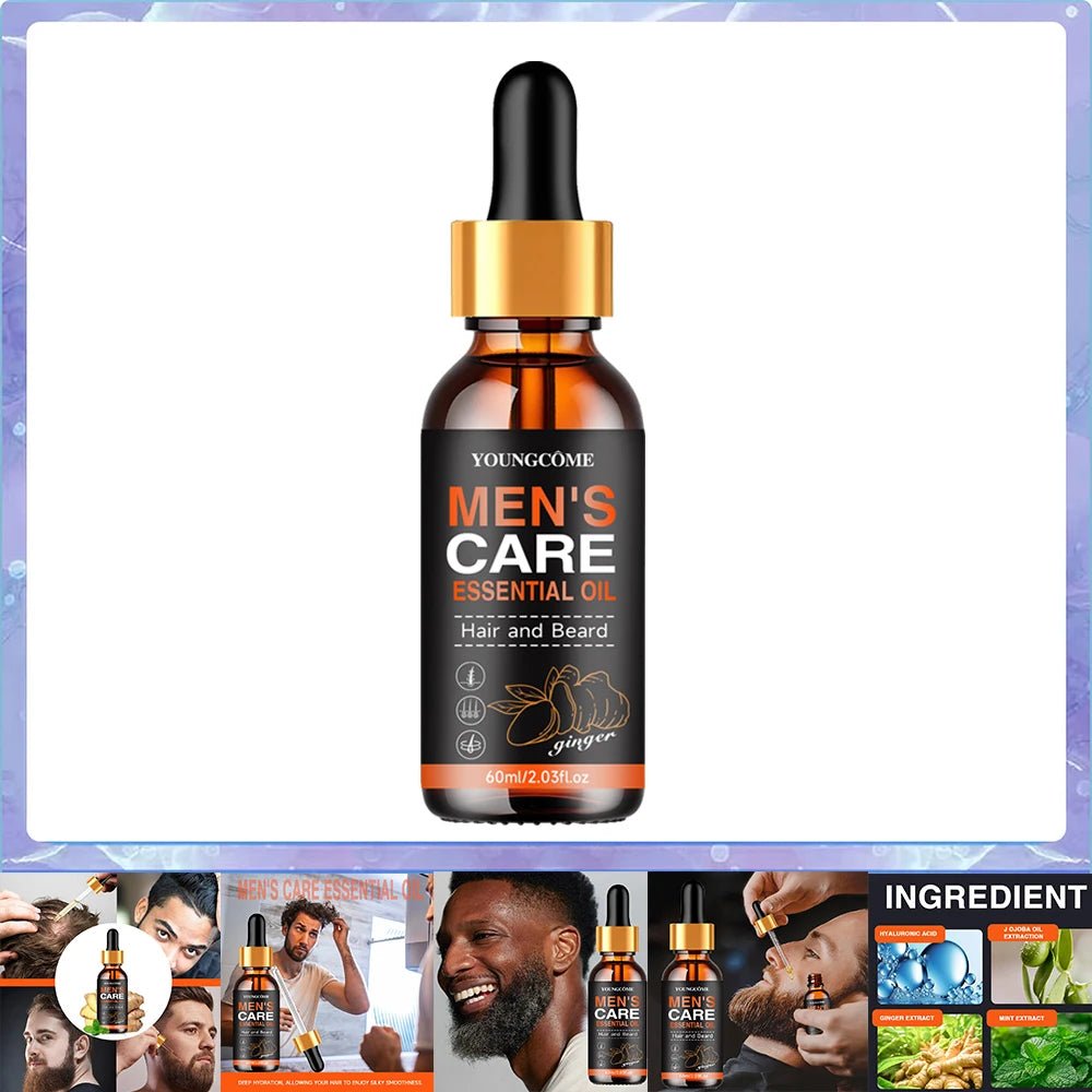 Beard Growth Elixir: Menloft's Essential Oil for a Fuller Beard - MENLOFT LLC