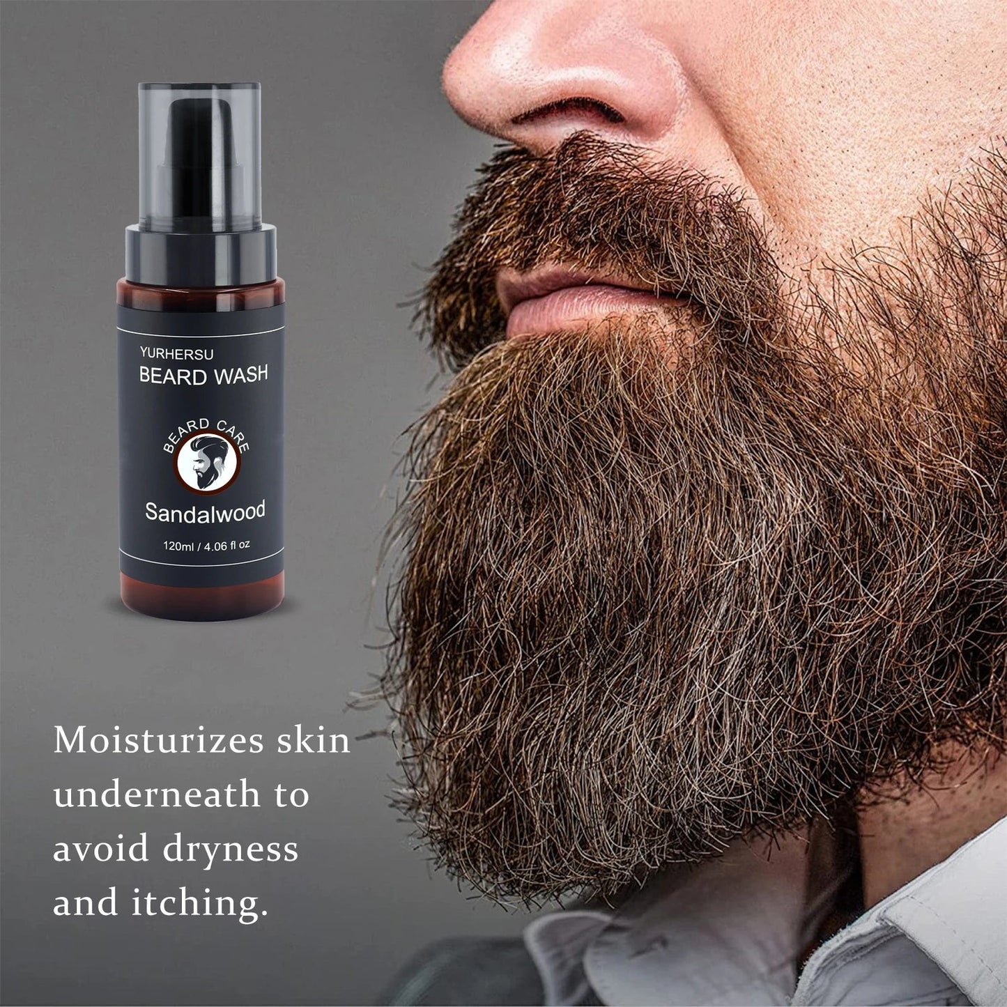 Beard Wash Elegance: Deep Clean & Soften for Modern Men - MENLOFT LLC