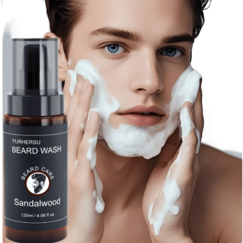 Beard Wash Elegance: Deep Clean & Soften for Modern Men - MENLOFT LLC