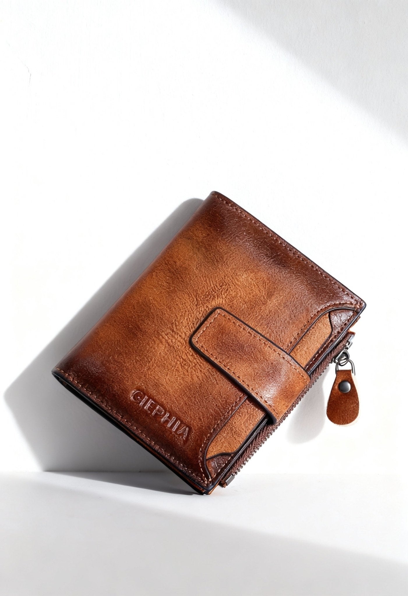 CIEPHIA Men's Vintage RFID Leather Wallet - Menloft