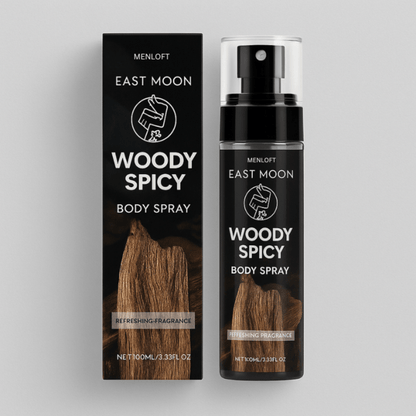 East Moon Sandalwood Men's Premium Deodorant Spray - Menloft