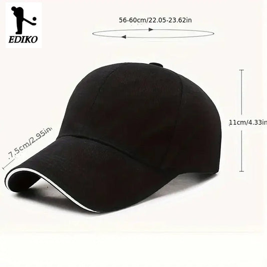 EDIKO Men's Classic Adjustable Caps - Set of 3 - Menloft