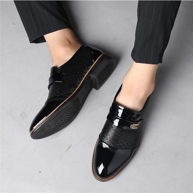 Elegant Slip - On Leather Oxfords - Comfort & Style for Modern Men - MENLOFT LLC