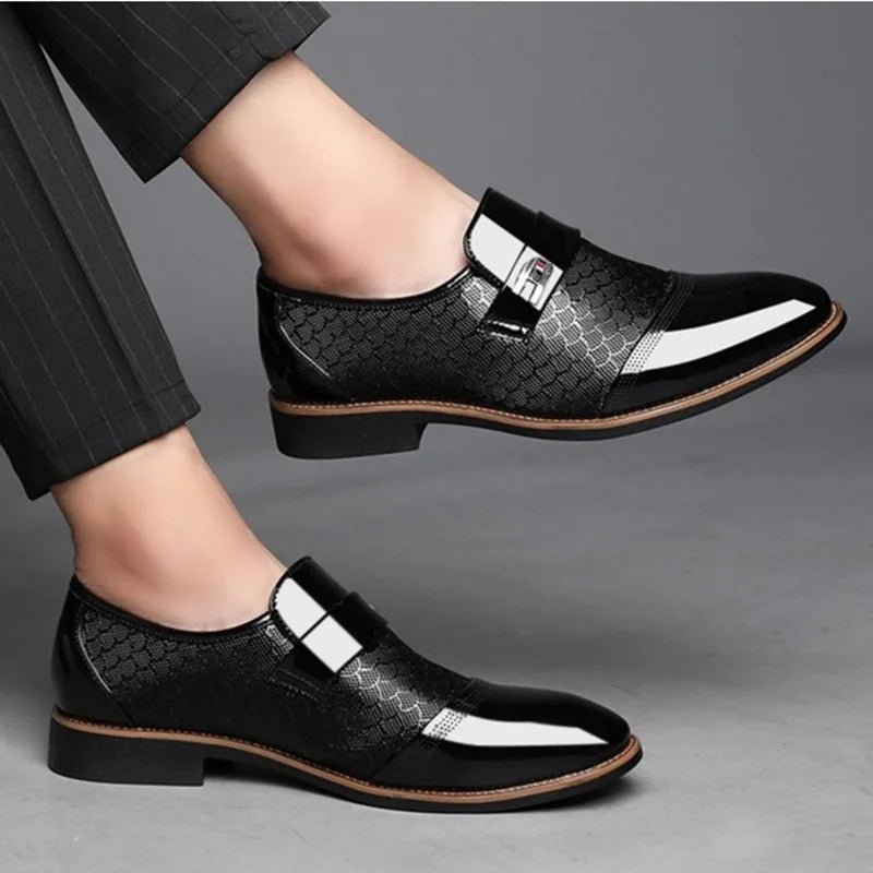 Elegant Slip - On Leather Oxfords - Comfort & Style for Modern Men - MENLOFT LLC