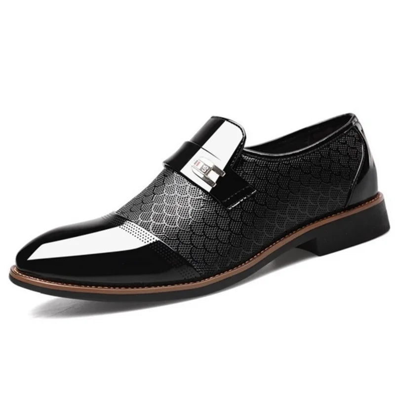 Elegant Slip - On Leather Oxfords - Comfort & Style for Modern Men - MENLOFT LLC