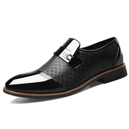 Elegant Slip - On Leather Oxfords - Comfort & Style for Modern Men - MENLOFT LLC
