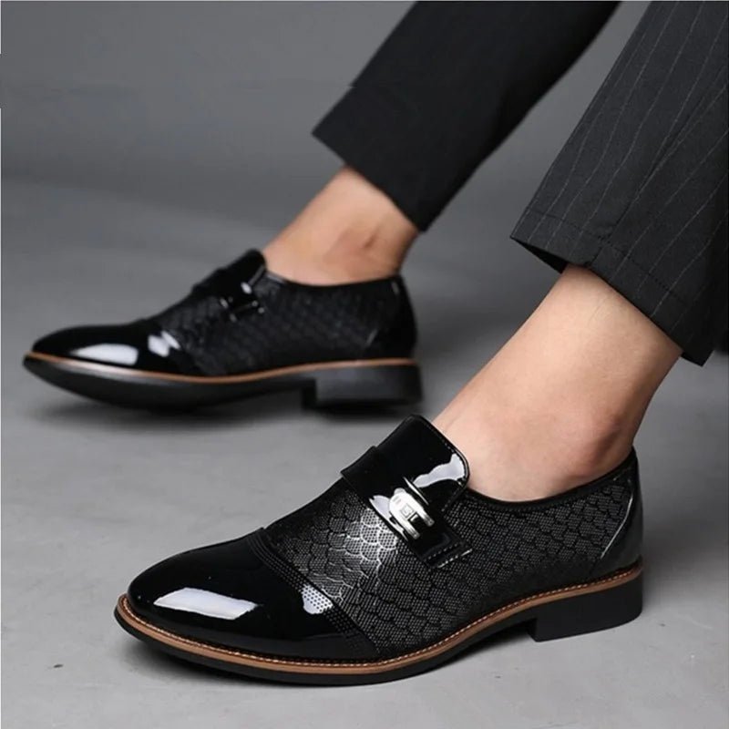 Elegant Slip - On Leather Oxfords - Comfort & Style for Modern Men - MENLOFT LLC