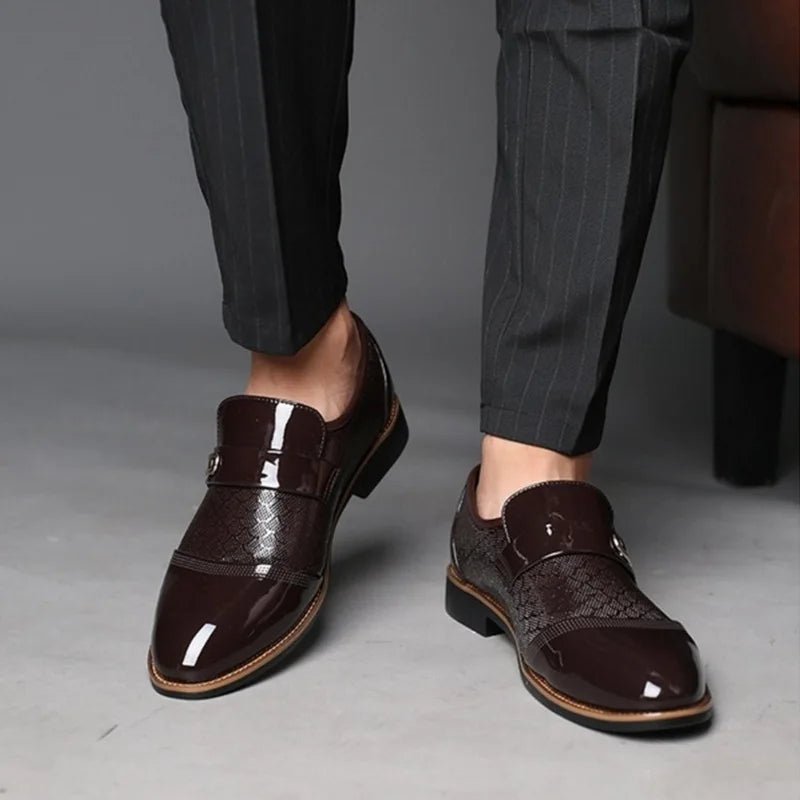 Elegant Slip - On Leather Oxfords - Comfort & Style for Modern Men - MENLOFT LLC