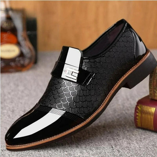 Elegant Slip - On Leather Oxfords - Comfort & Style for Modern Men - MENLOFT LLC