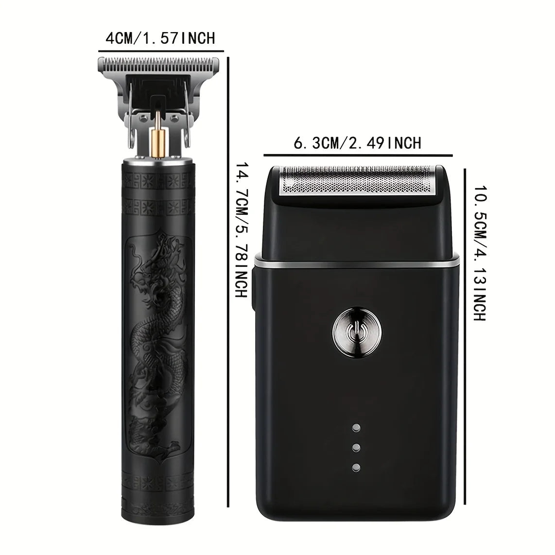 Elevate Grooming: The PrecisionMaster Shaver & Clipper Set - MENLOFT LLC