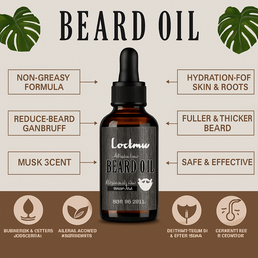 Exquisite Vanilla Beard Elixir - Hydrate & Strengthen - Menloft