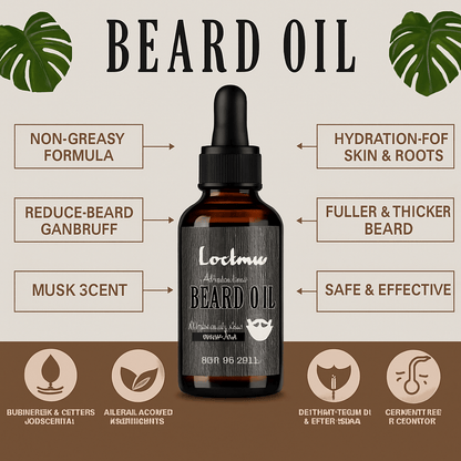 Exquisite Vanilla Beard Elixir - Hydrate & Strengthen - Menloft