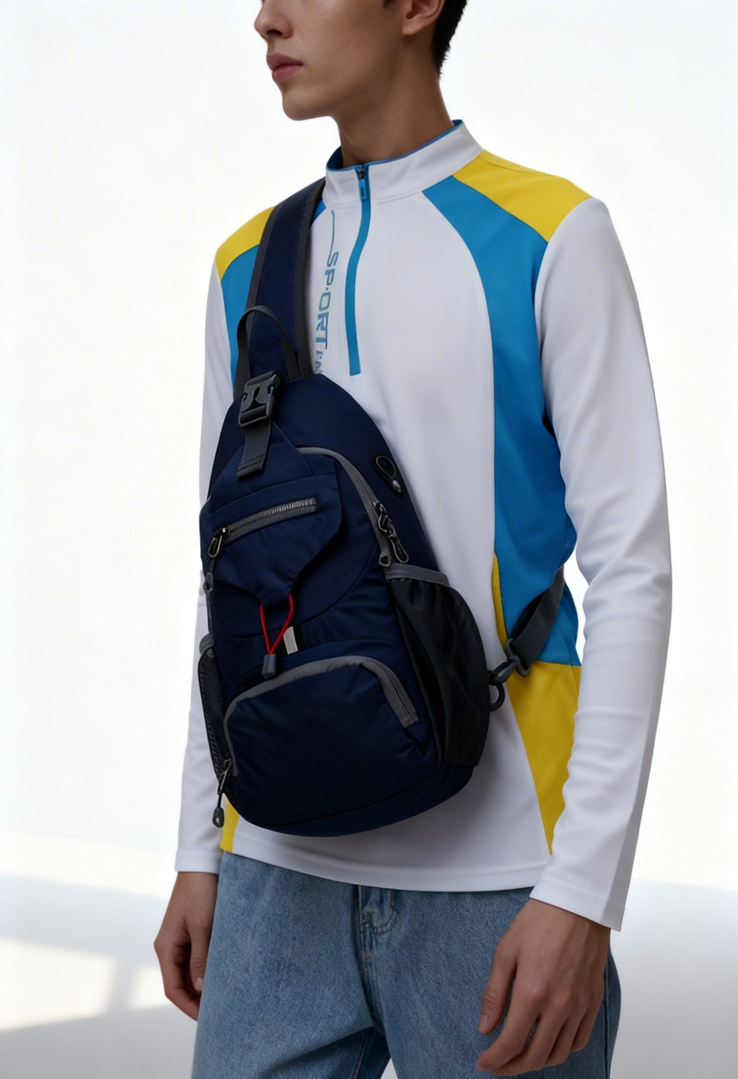 Chest Bag LiteChest Outdoor — Lightweight Waterproof Crossbody - Shoulder Bag Front View