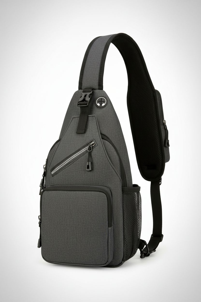 Sling Bag SlingSport Pro — Lightweight Outdoor Crossbody - Dark Blue - Men's Bag