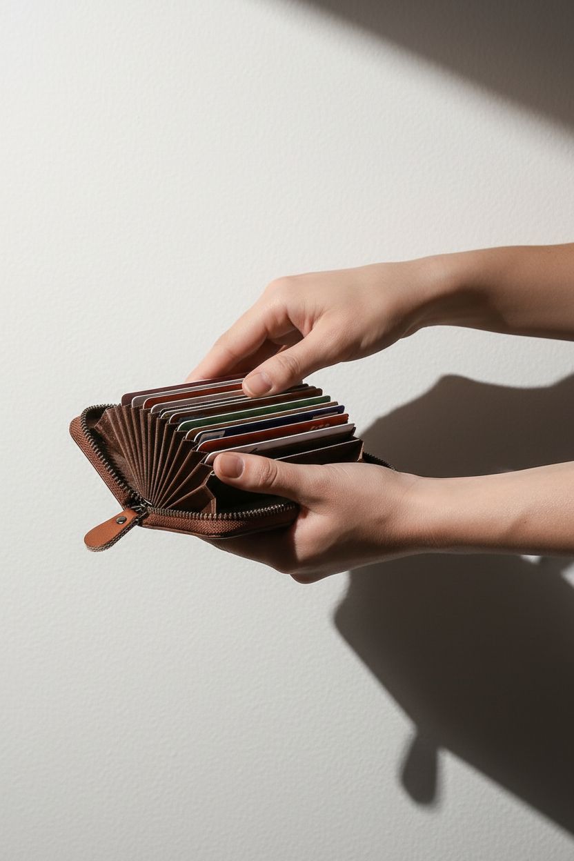 Bifold Wallet FullGrain Max — Large Capacity Genuine Leather - Genuine Leather Bifold Wallet Open View