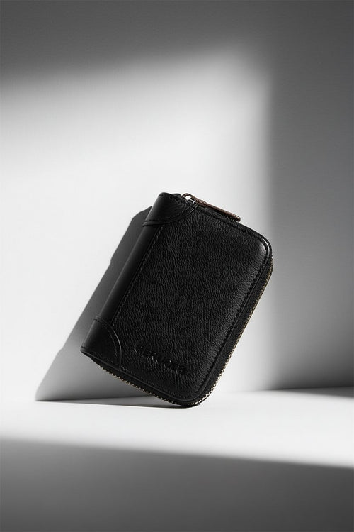 Bifold Wallet FullGrain Max — Large Capacity Genuine Leather - Coffee Brown - Men's Wallet