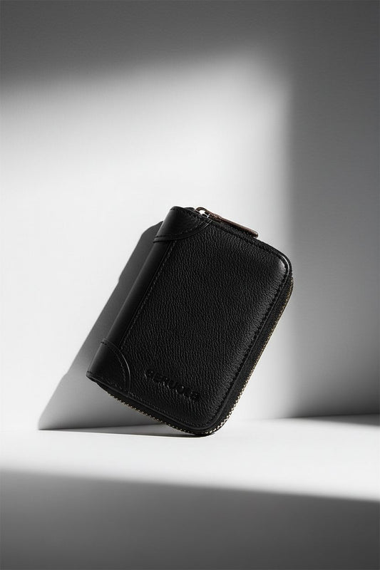 Bifold Wallet FullGrain Max — Large Capacity Genuine Leather - Coffee Brown - Men's Wallet