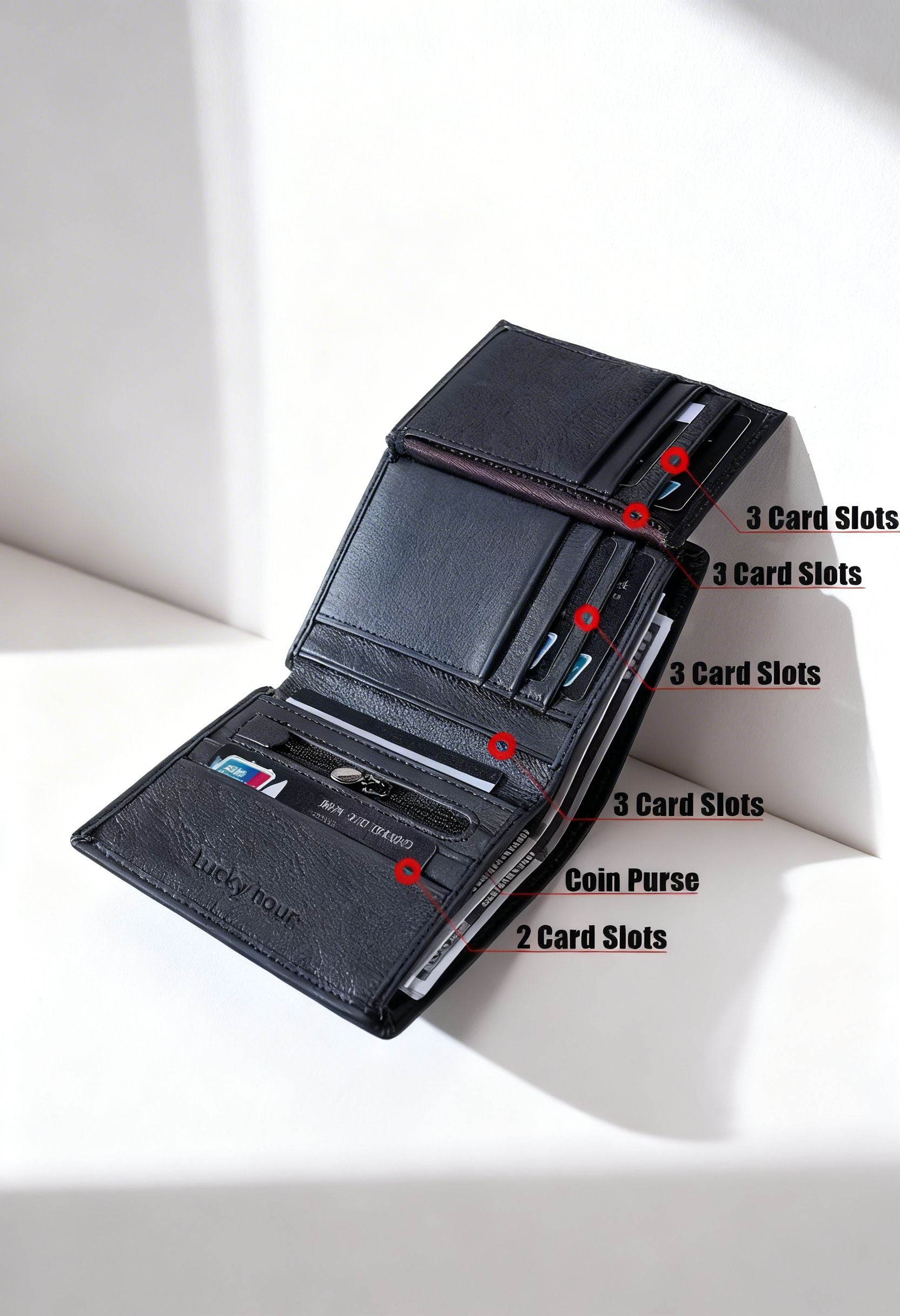 Upgrade your everyday carry with this elegant vintage leather wallet for men. Slim, durable and stylish with RFID protection. Perfect for cards, cash and daily use.