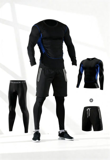 Elite Men's 3-Piece Athletic Set - Performance & Style