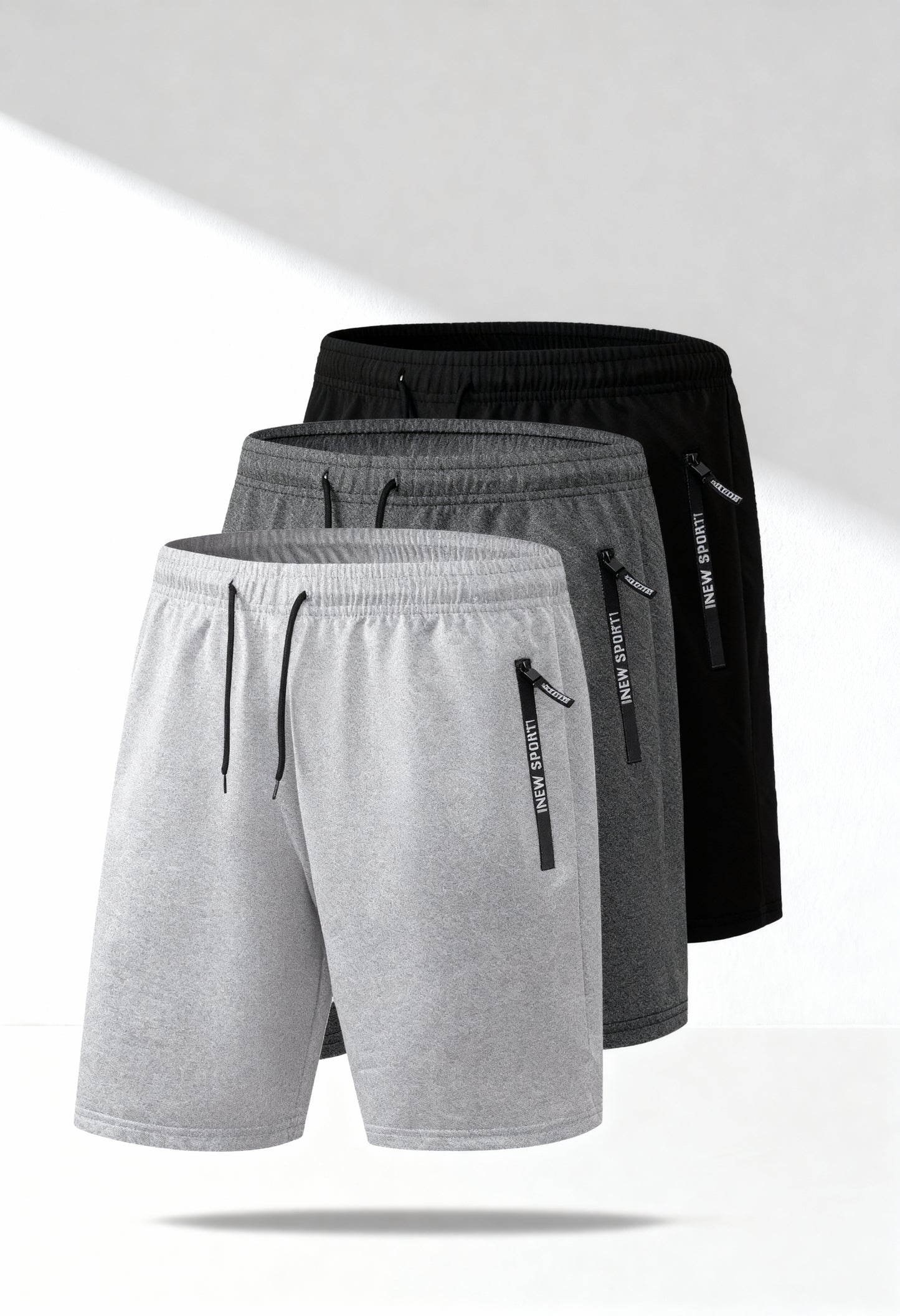 Men's Premium Summer Track Shorts Set - 3 Pack
