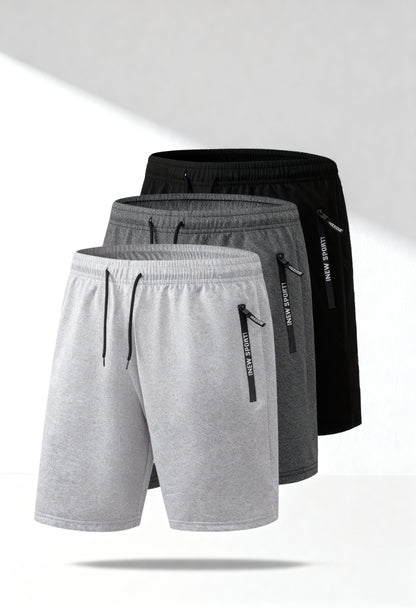 Men's Premium Summer Track Shorts Set - 3 Pack